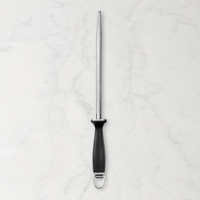  Professional Carbon Steel Black Knife Sharpening Steel, Black  12 Inch: Home & Kitchen