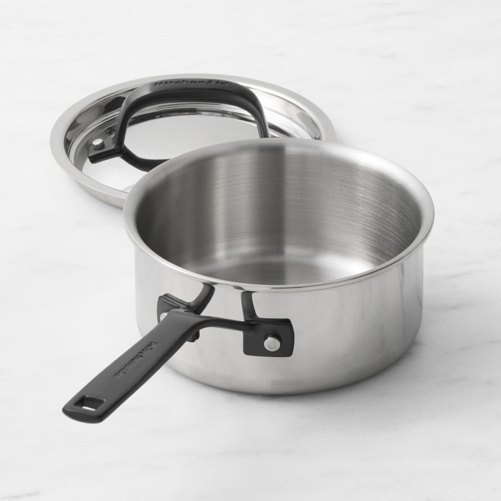 Kitchenaid 2qt. Stainless Steel Saucepan with Lid & Reviews