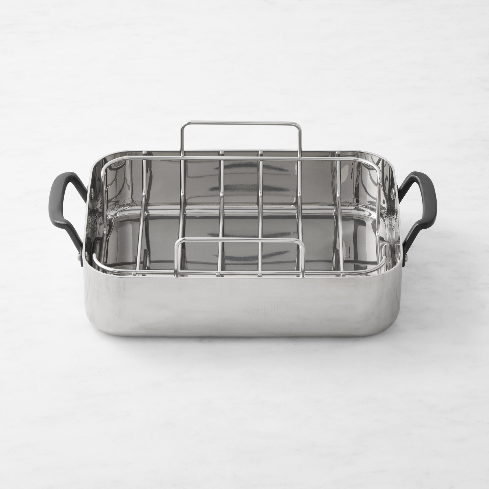 KitchenAid® 5-Ply Stainless-Steel Roaster with Rack