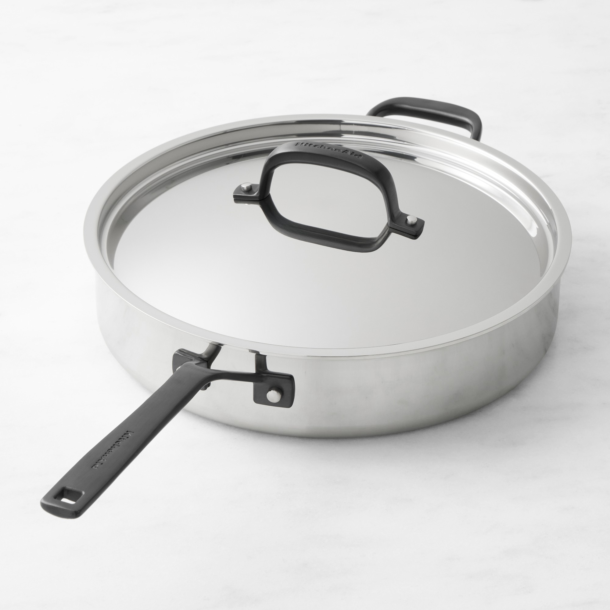 KitchenAid® 5-Ply Stainless-Steel Saute Pan, 5-Qt.
