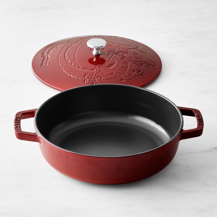 Williams Sonoma Staub Enameled Cast Iron Snowflake Braiser, 2 1/2-Qt.