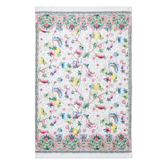 Famille Rose Towels, Set of 2, 20 x 30 | Williams Sonoma