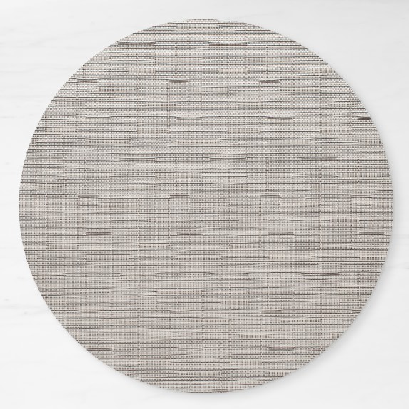 Chalk Chilewich Bamboo Round Placemat Williams Sonoma