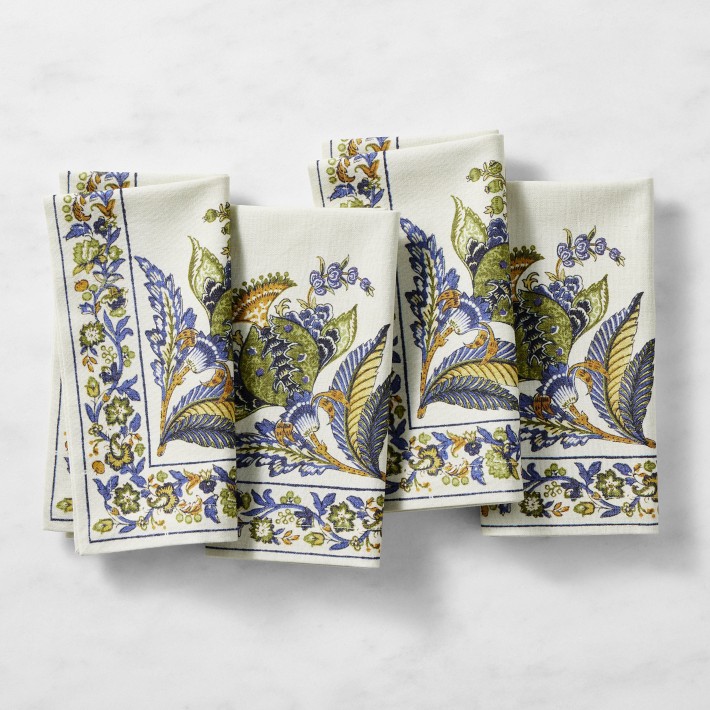 Provençal Pomegranate Napkins, Set of 4