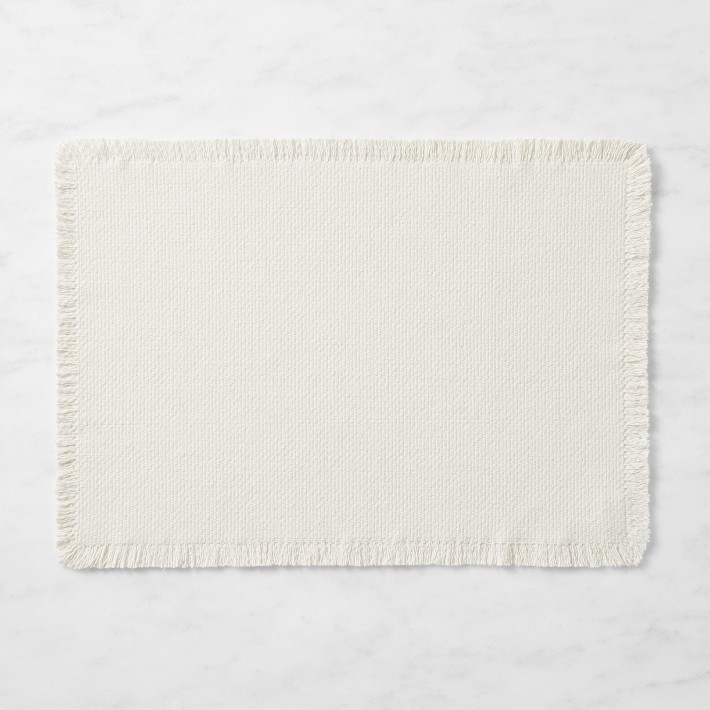 Fringed Placemat | Williams Sonoma