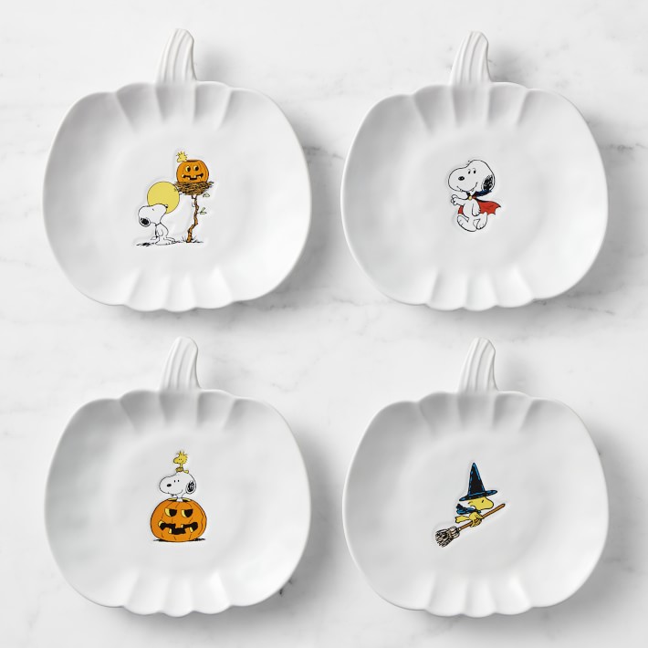 PEANUTS™ Halloween Salad Plates, Set of 4 Williams Sonoma