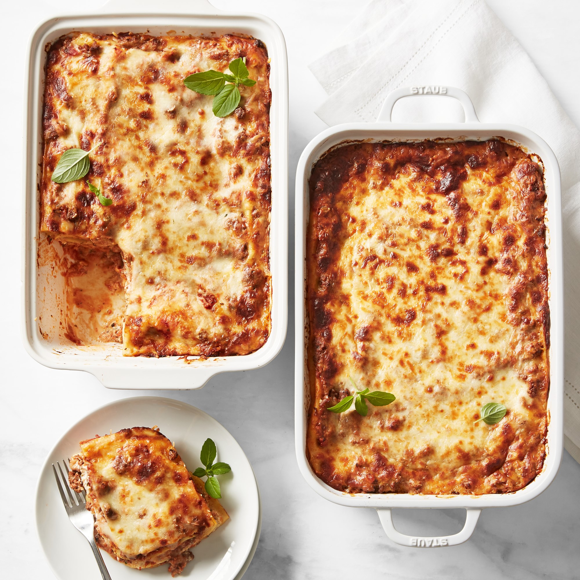 Classic Meat Lasagna, Serves 16-20, Set of 2