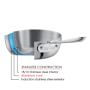 All-Clad D3&#174; Tri-Ply Stainless-Steel Saucier
