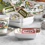 Famille Rose Square Dipping Bowls, Set of 4