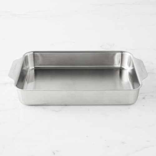 Williams Sonoma Thermo-Clad Stainless-Steel Rectangular Pan, 9