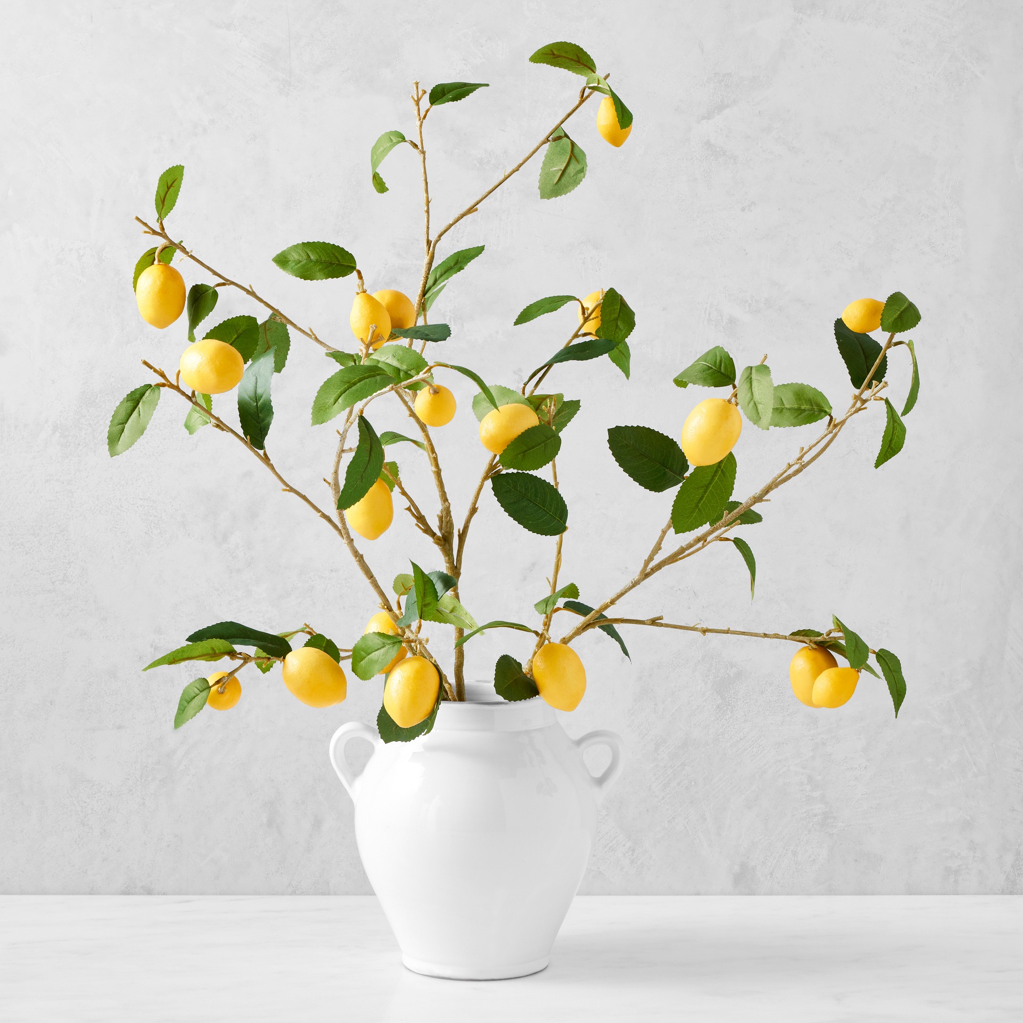 Faux Lemon Branches, Set of 3
