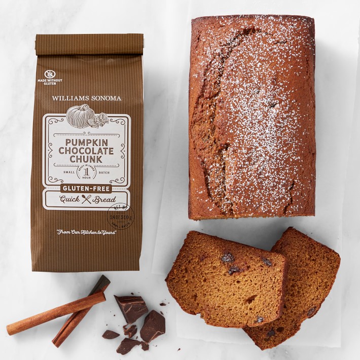 Williams Sonoma Gluten-Free Pumpkin Chocolate Chunk Quick Bread Mix