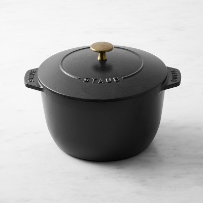 Matte Black Shallow 11 Cast Iron Pot - Turgla Home