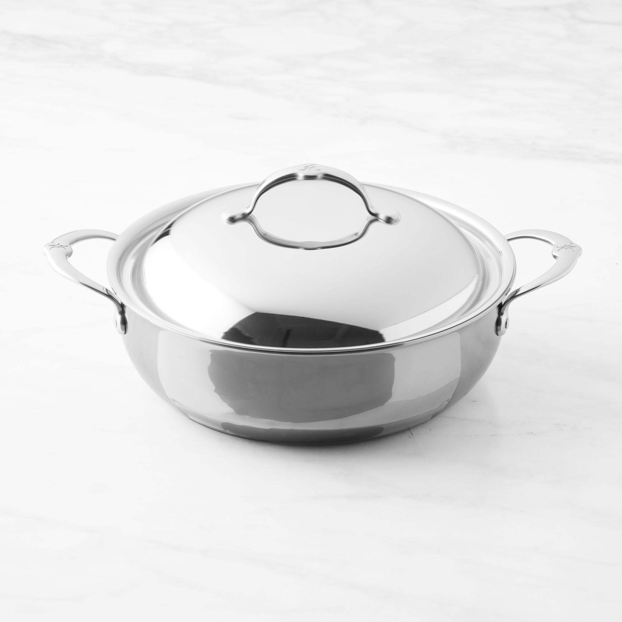 Hestan NanoBond® Stainless-Steel Dutch Oven with Lid, 5-Qt