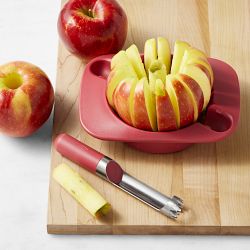 Apple Corer and Slicer, Apple Slicer and Corer, Matte Gold Apple Cutter, Stainless Steel 12 Blade, Gold Kitchen Utensils, Fruit Cutter, Fruit  Slicer Cutter