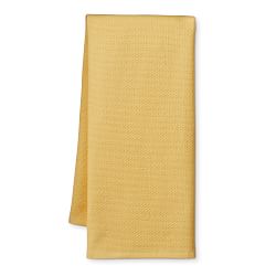 Williams-Sonoma Williams Sonoma Classic Stripe Kitchen Dish Towels, Set of 4, Cotton (Lemon Yellow)