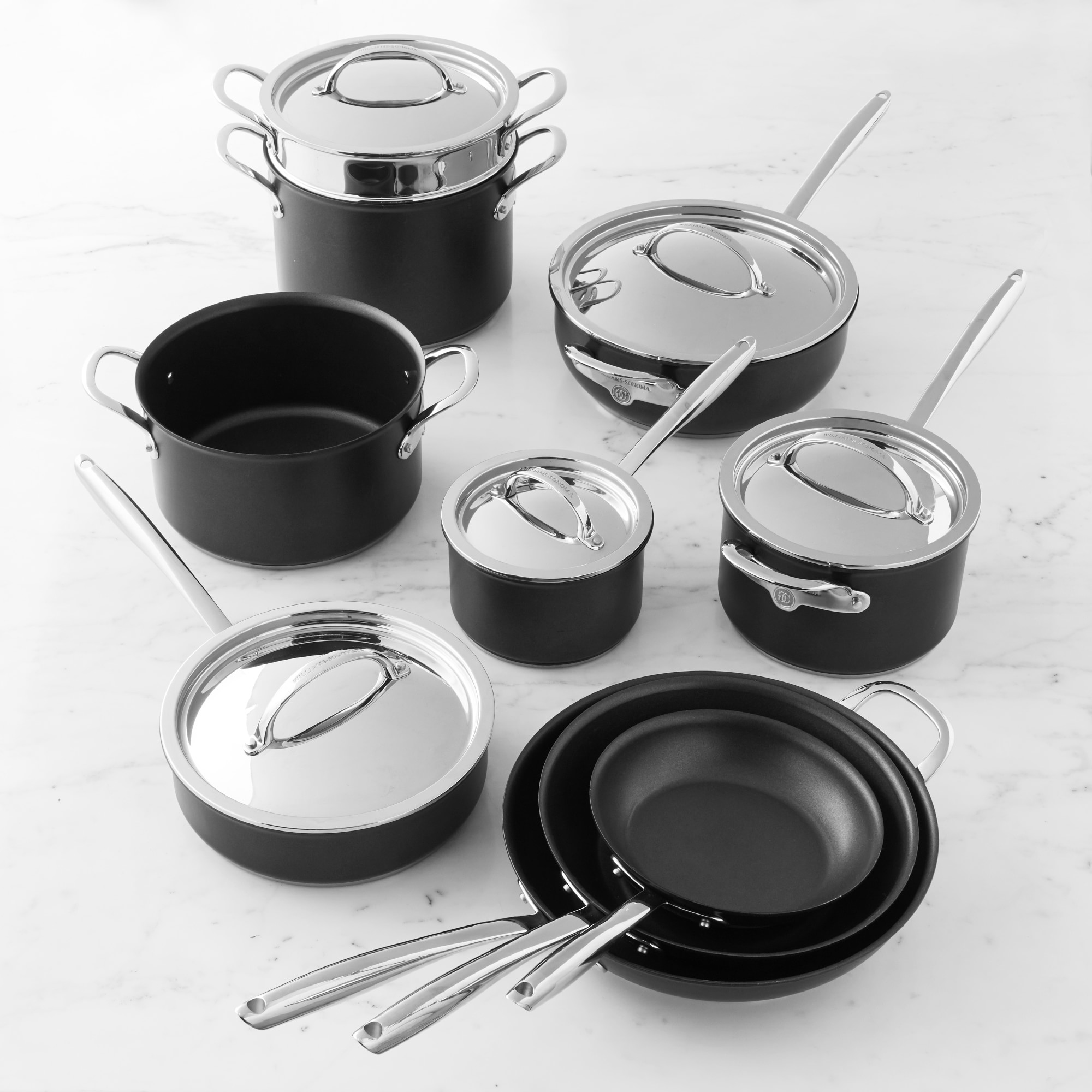 Williams Sonoma Thermo-Clad™ Nonstick 15-Piece Cookware Set