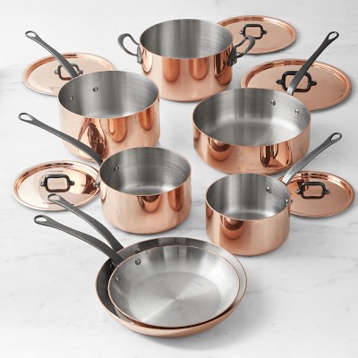 12-Piece Copper Cookware Set