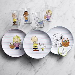 Snoopy and Woodstock Floral Stainless Steel and Melamine