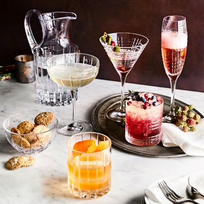 Williams Sonoma Dorset Crystal Highball Glasses