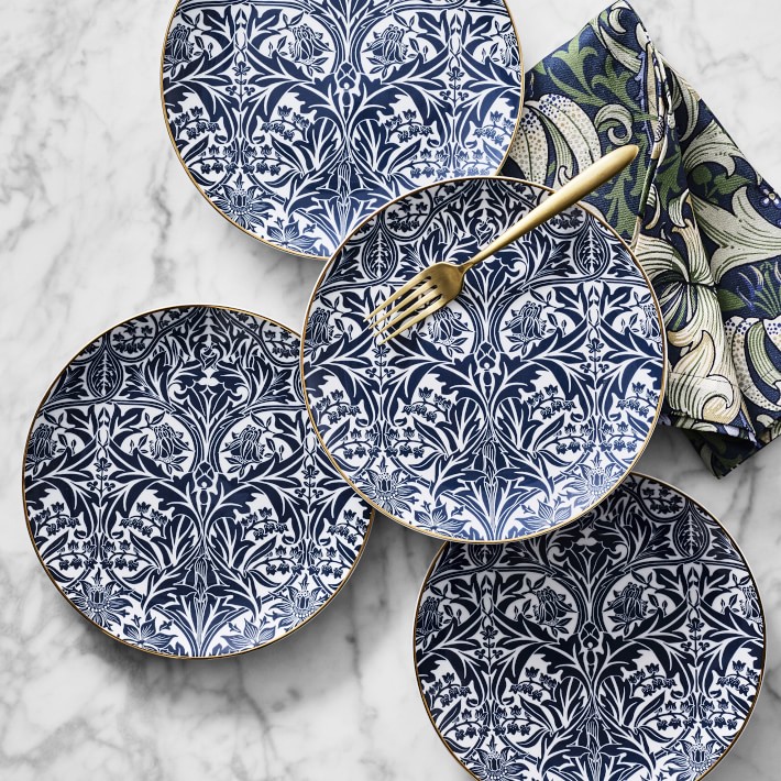 Williams Sonoma, Dining, Schumacher For Williams Sonoma Iconic Chiang Mai  Side Plates Set Of Four Nwb
