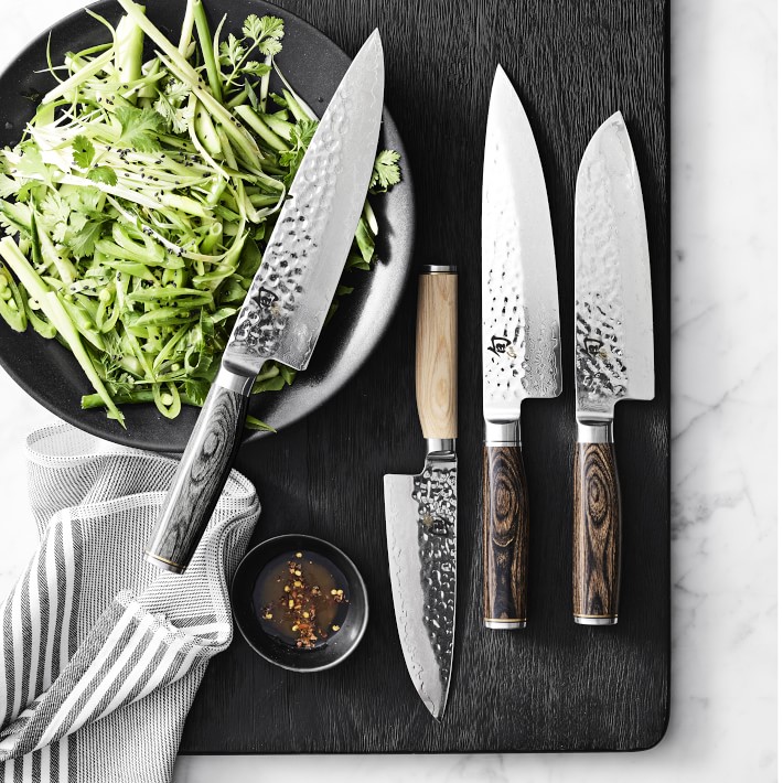 Shun Cutlery Premier Grey Chef's 8”, Thin, Light Kitchen Knife, Ideal for  All-Around Food Preparation, Authentic, Handcrafted Japanese Knife