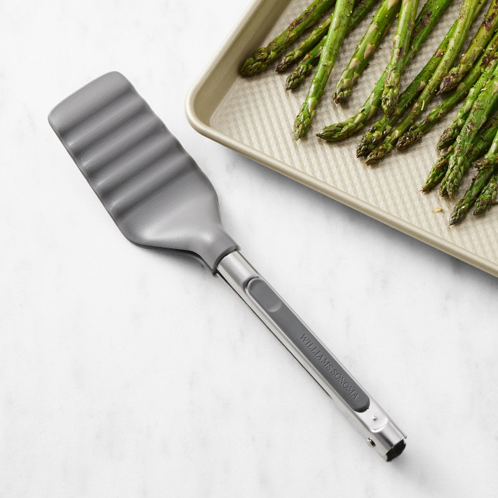 Williams Sonoma Stainless-Steel Silicone Pasta Tongs