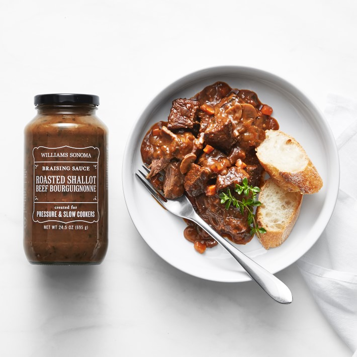 Williams Sonoma Pressure &amp; Slow Cooking Sauce, Roasted Shallot Beef Bourguignonne