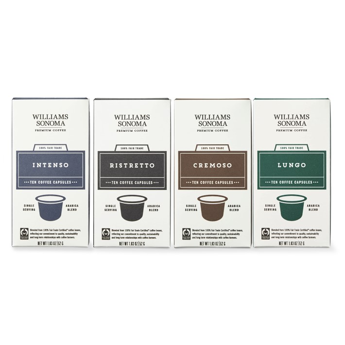 Williams Sonoma Coffee Capsules Variety Pack, Set of 4