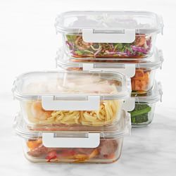 Met Lux 1/3 Size Food Storage Containers, 10 6 inch Deep Proofing Boxes - Rectangle, Graduated Measurements, Clear Plastic Food Grade Storage