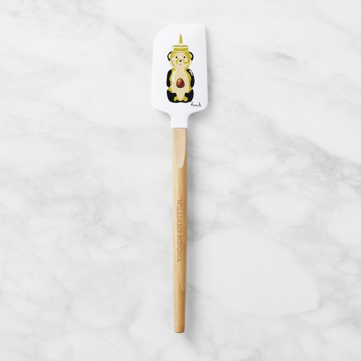 fnnch Avocado Bear Wood Spatula, Medium