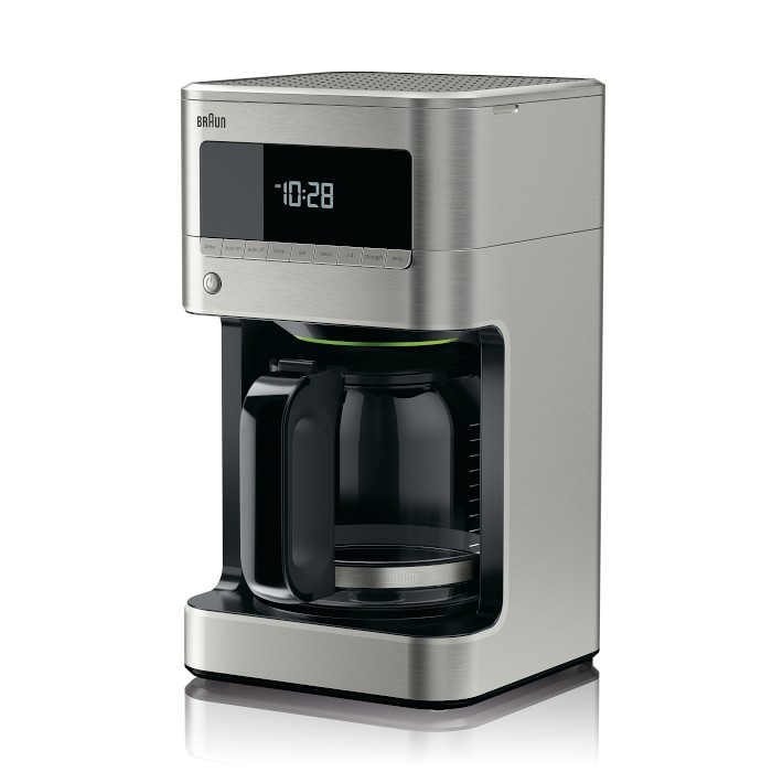 Braun BrewSense 12-Cup Drip Coffee Maker in Silver