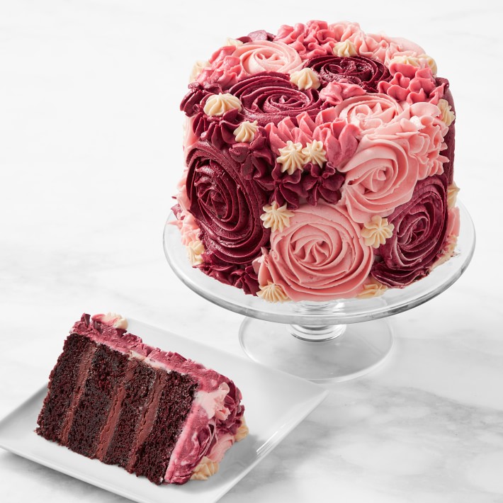 Valentine's Day Rose Layer Cake