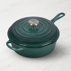 Cuisinart Chef's Classic Enameled Cast Iron 7-Quart Round Covered  Casserole, Seafoam Green