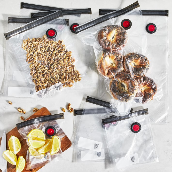 Sous Vide Bags Kit for Anova or Joule Cookers - 18 Reusable Food