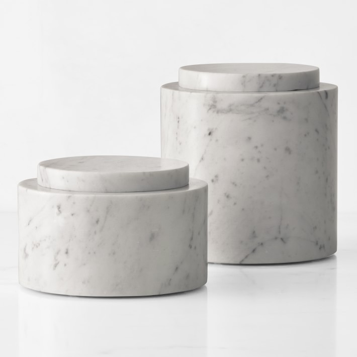 White Carrara Marble Vessels