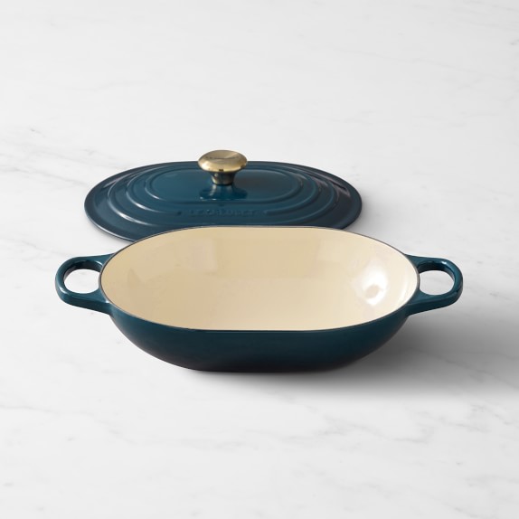 Le Creuset Signature Enameled Cast Iron Oval Braiser 3 3/4Qt