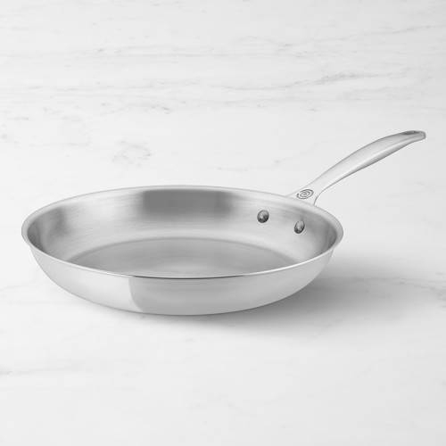 Le Creuset Stainless-Steel Fry Pan, 12