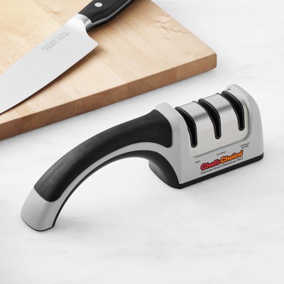The Perfect Kitchen Original Model 4643 Knife Sharpener, Blade Sharpener 3 Stages Professional Knife Sharpening Tool for All Kinds of Kitchen Knives