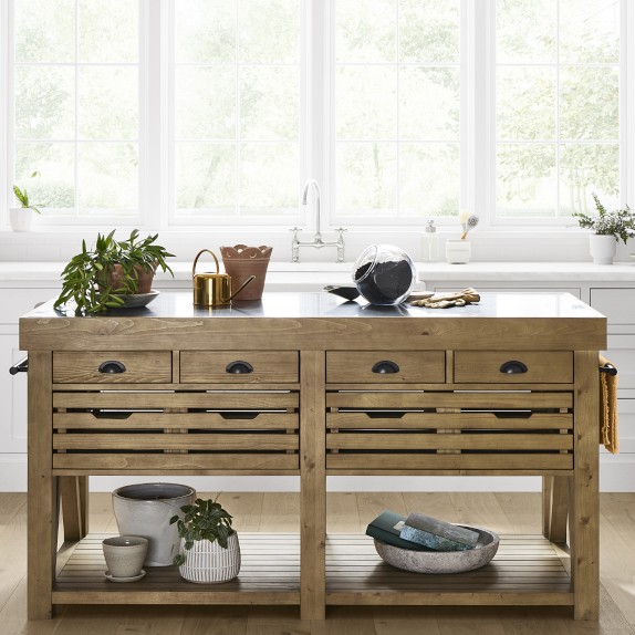 Cooper Double Kitchen Island Williams Sonoma
