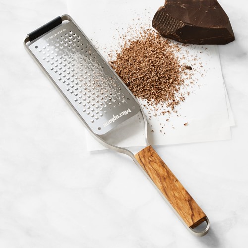 Microplane® Master Series Coarse Olivewood-Handled Paddle Grater