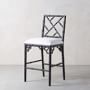 Chippendale Upholstered Bistro Counter Stool
