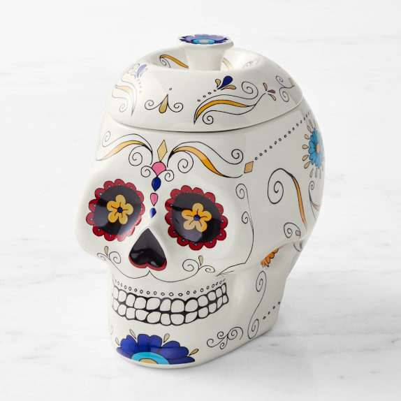 Dia de Los Muertos Porcelain Cookie Jar | Williams Sonoma