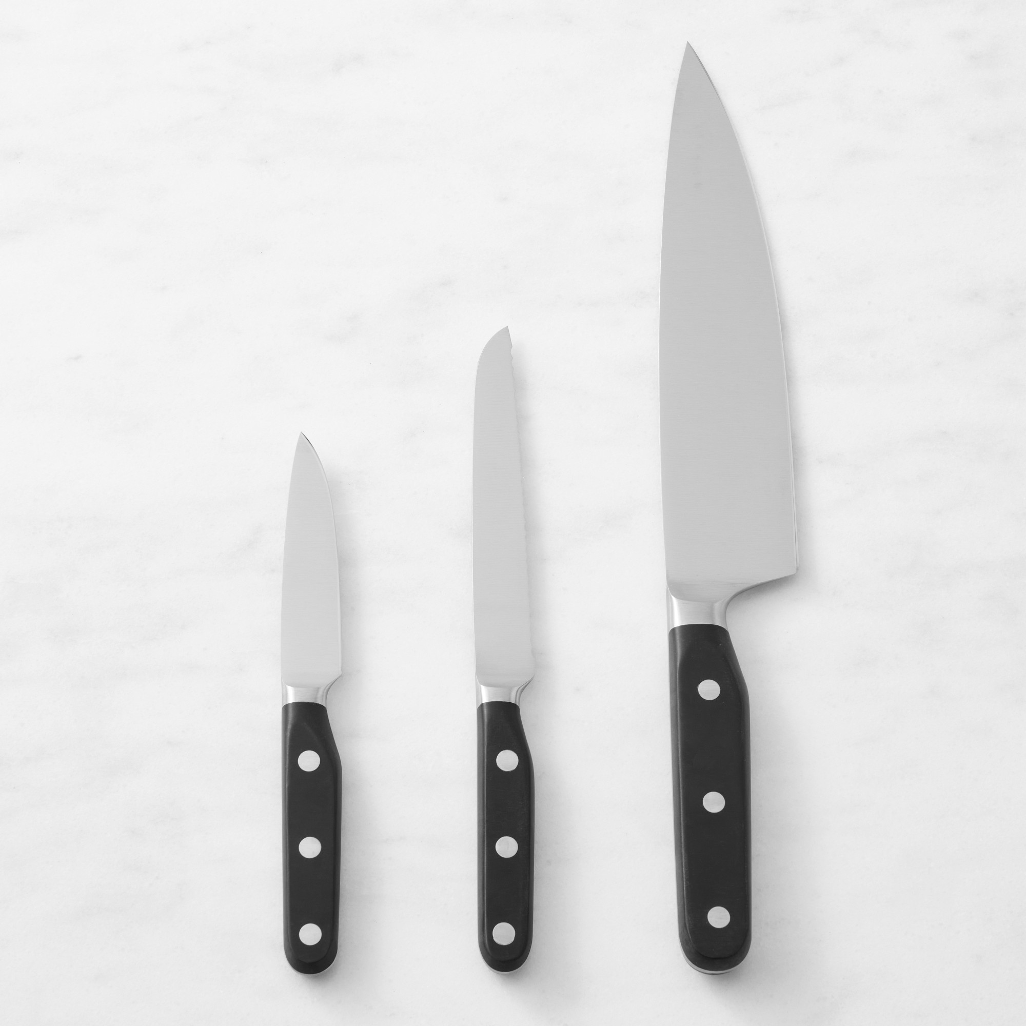 Williams Sonoma Elite Starter Knives, Set of 3