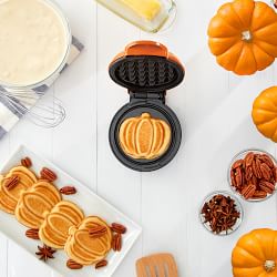 Dash Mini Waffle Maker, Pumpkin