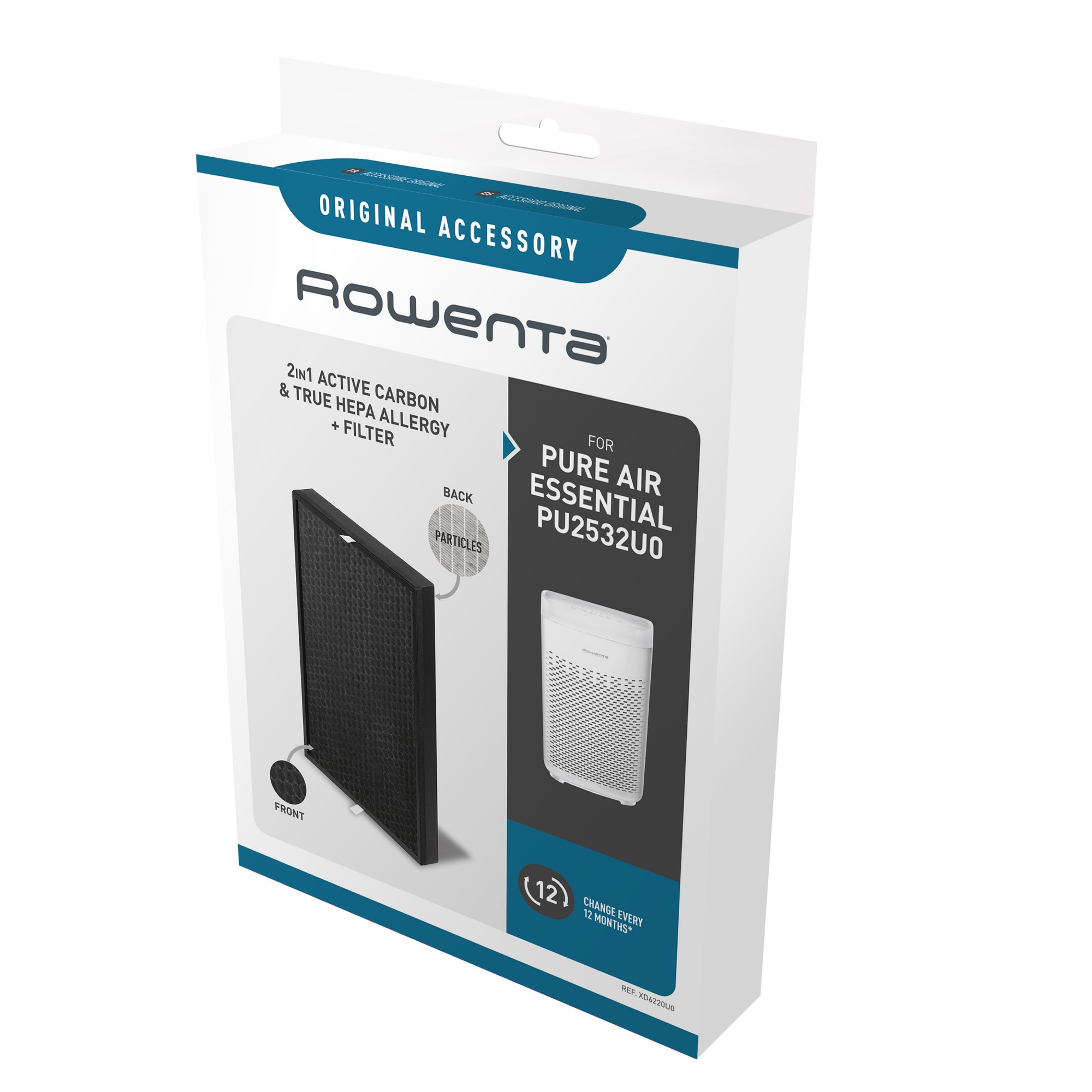 Rowenta Pure Air 2-In-1 Active Carbon and Allergy Filter