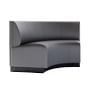 Garbo Leather Customizable Banquette &ndash; Smooth Back