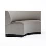 Garbo Upholstered Customizable Banquette – Smooth Back | Williams Sonoma