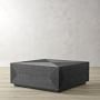 Point Reyes Square Coffee Table, Black
