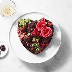 Chocolate Heart with Small Heart Inside (Flat) • Dunmore Candy Kitchen